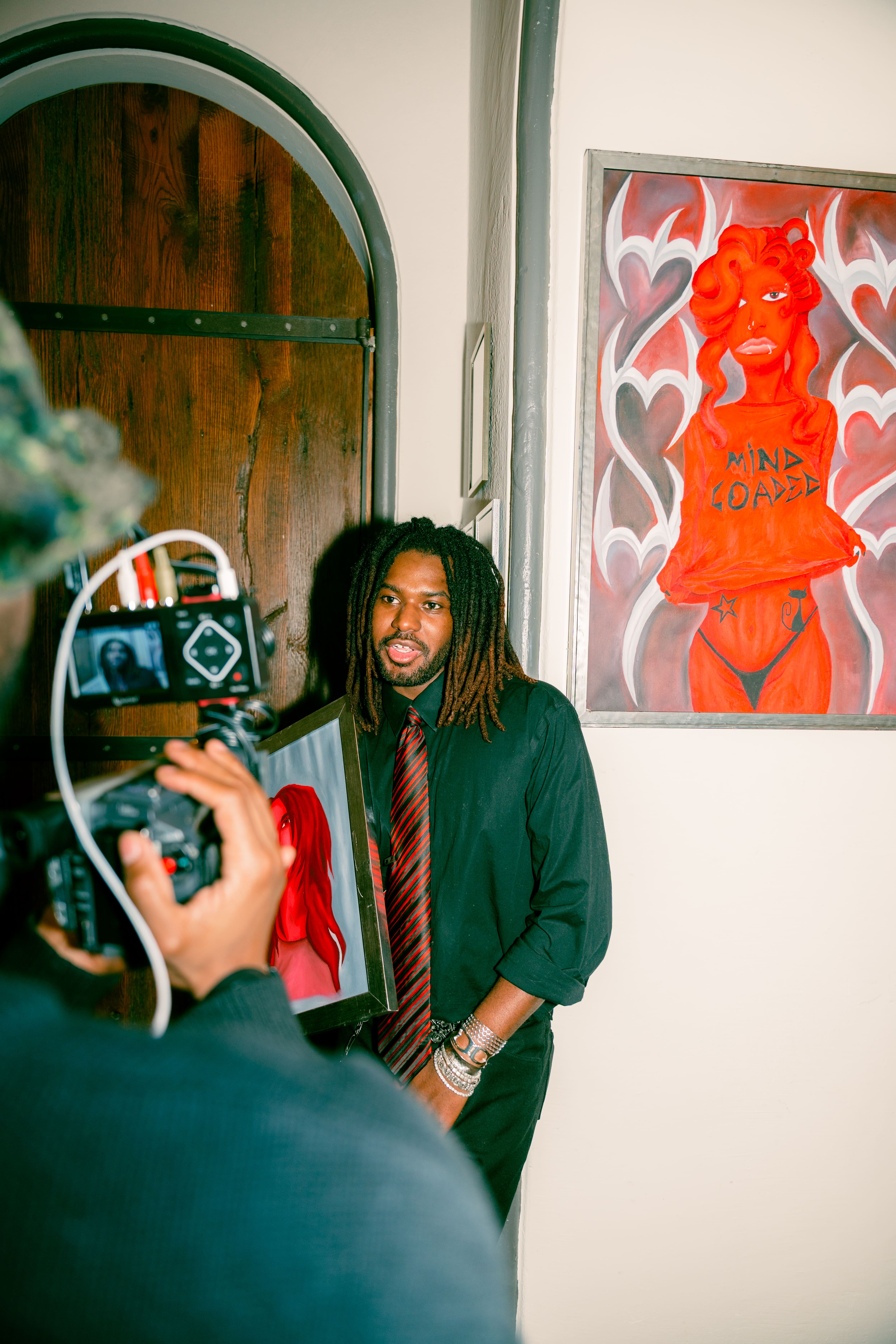 Artist at an Art For Fun show