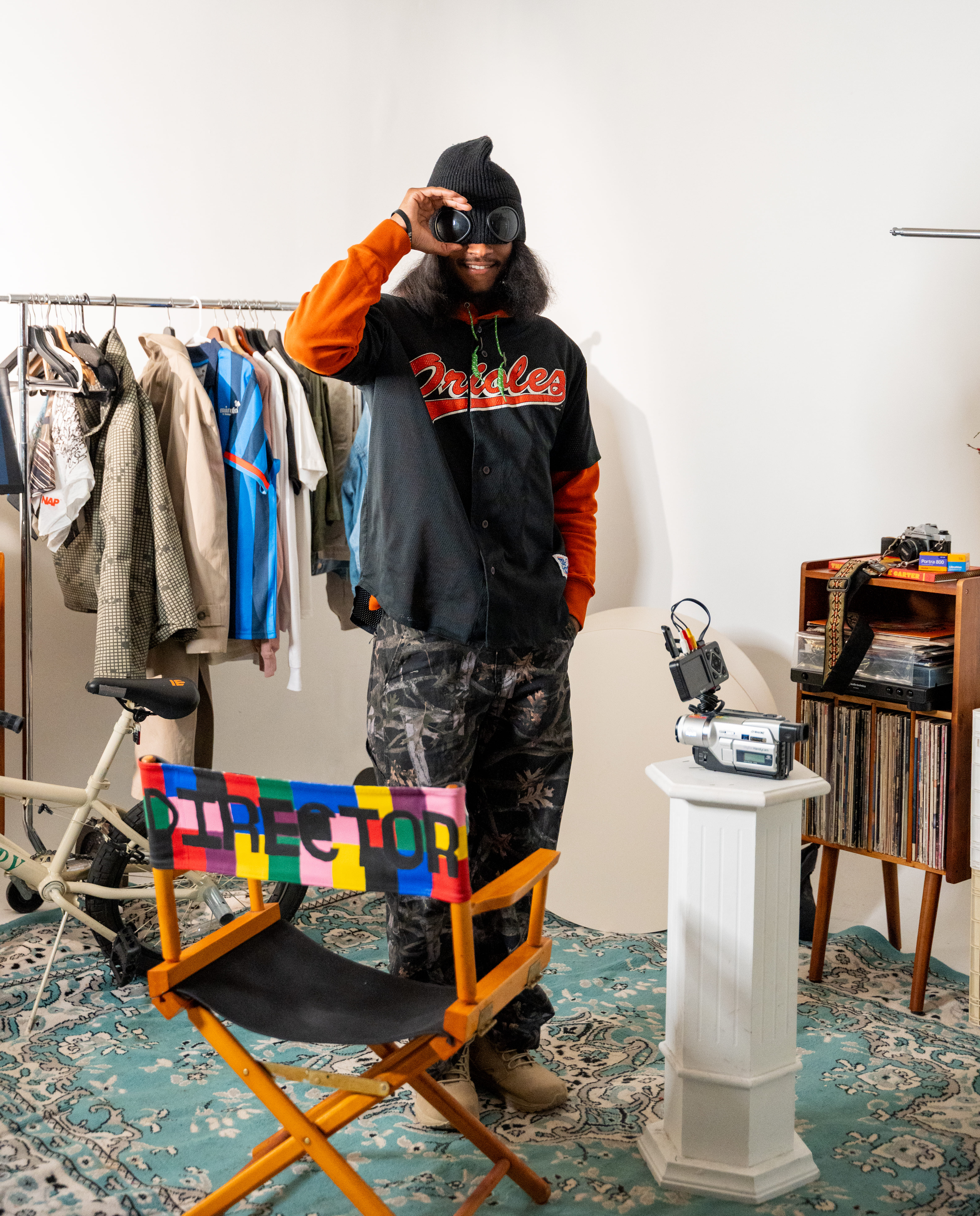 Keith Dukes III on set
